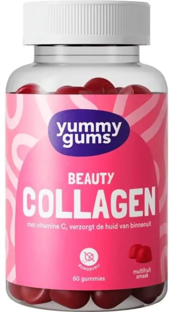 Yummygums Collageen Gummies Suikervrij - 60 Stuks