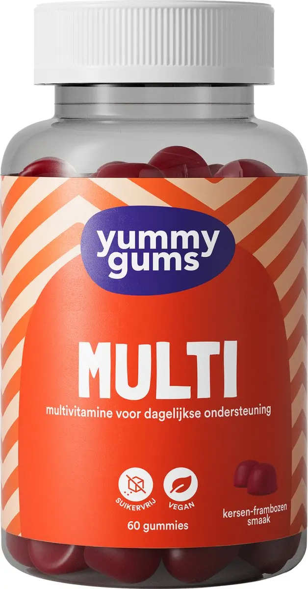 Yummygums Multivitamine Gummies Suikervrij 60 Stuks