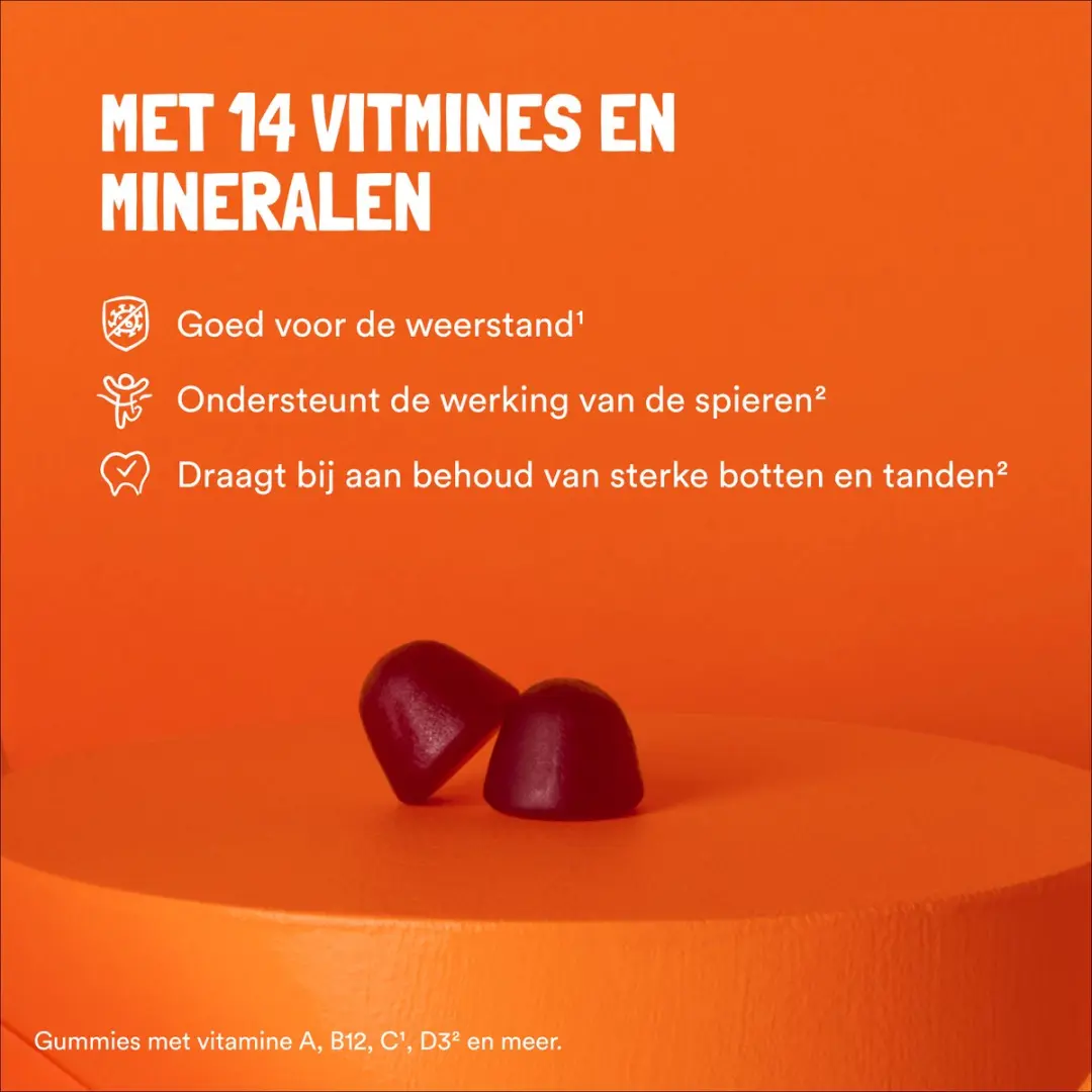 Yummygums Multivitamine Gummies Suikervrij 60 Stuks