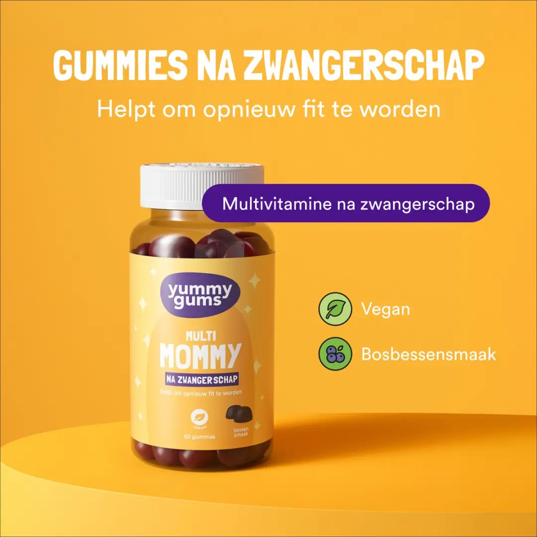 Yummygums Postpartum Multivitamine Gummies - 60 Stuks