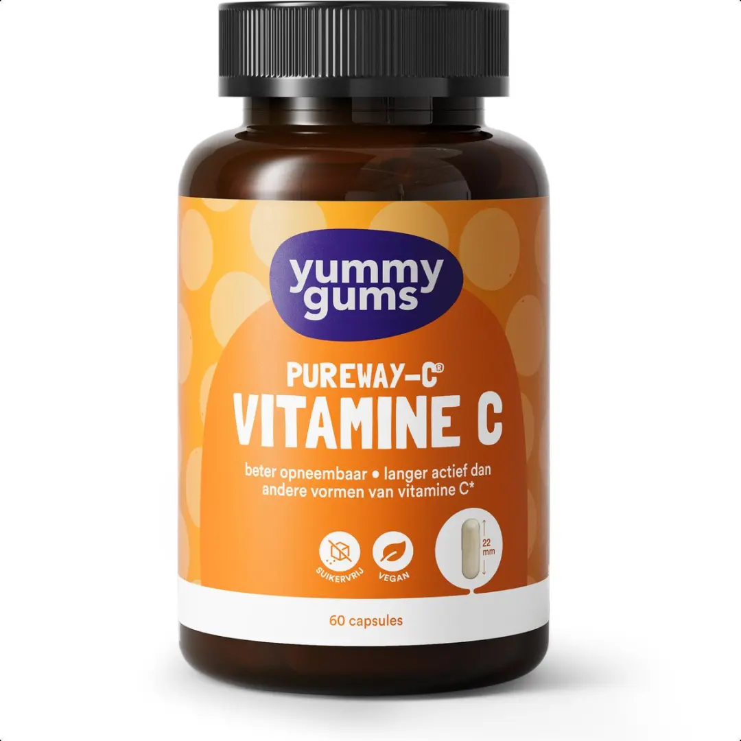 Yummygums Vitamine C Capsules PureWay-C 500mg