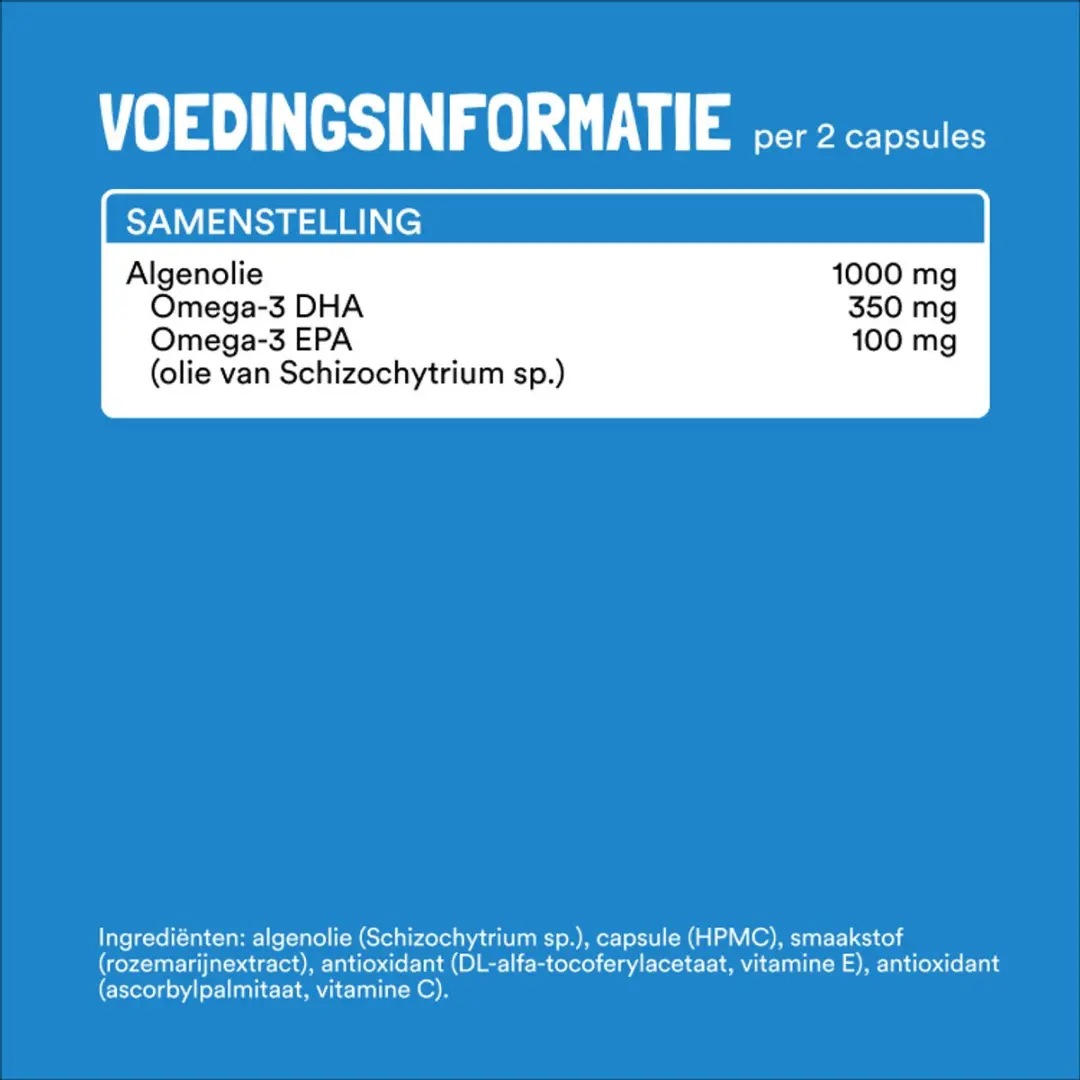 Yummygums Omega 3 Algenolie Capsules - 40 Stuks