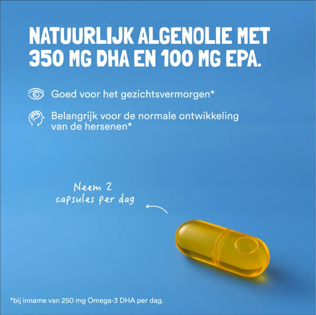 Yummygums Omega 3 Algenolie Capsules - 40 Stuks