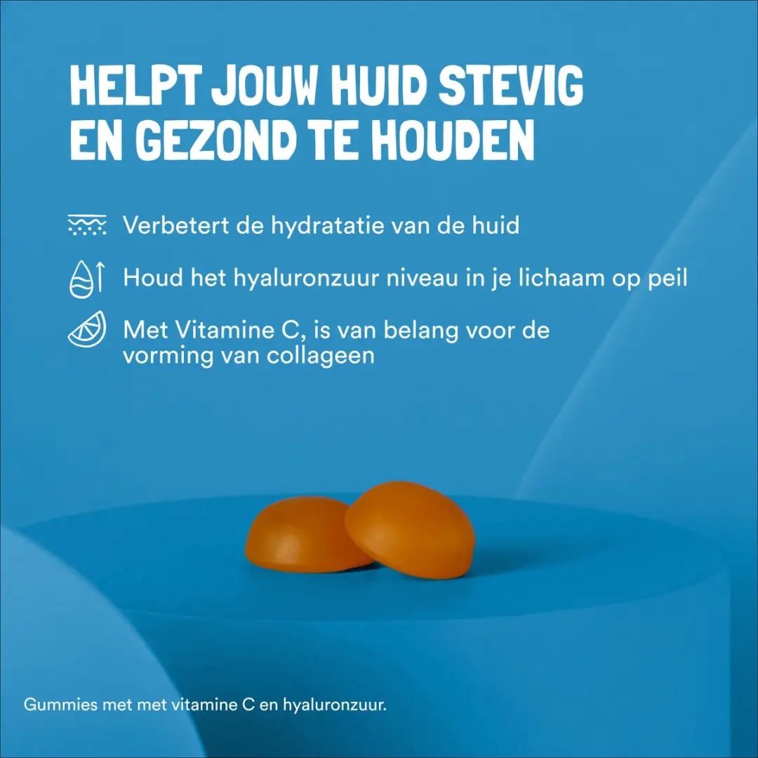 Yummygums Glowing Skin Suikervrije Gummies 60 Stuks - 150g