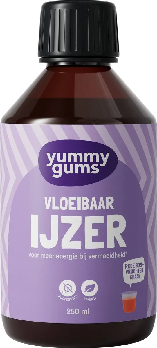 Yummygums Vloeibaar IJzer Elixir 250ml