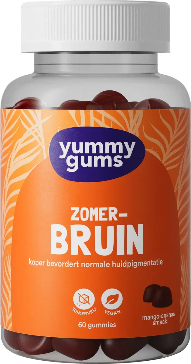 Yummygums Tanning Gummies Suikervrij