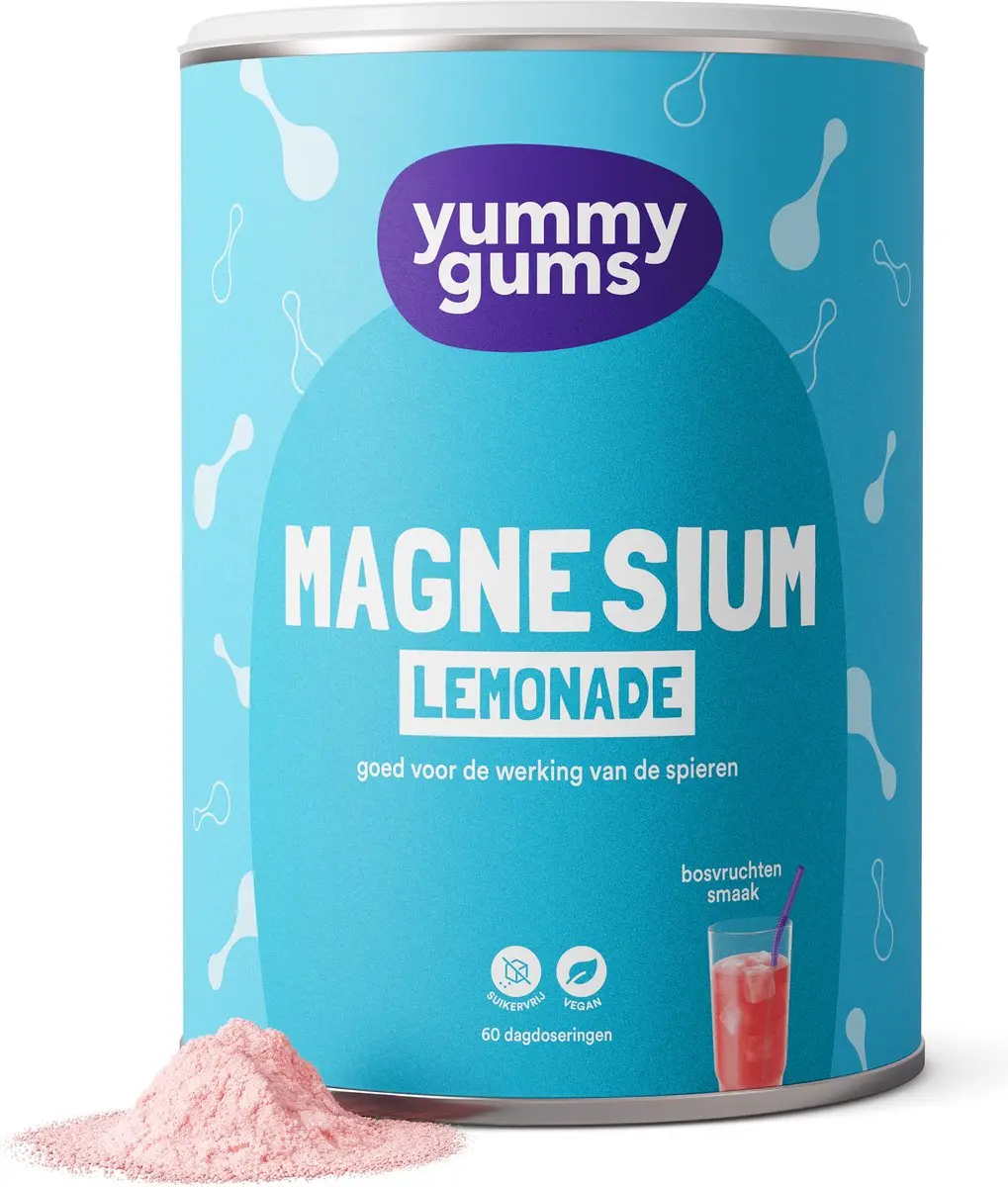 Yummygums Magnesium Citraat Lemonade 240g