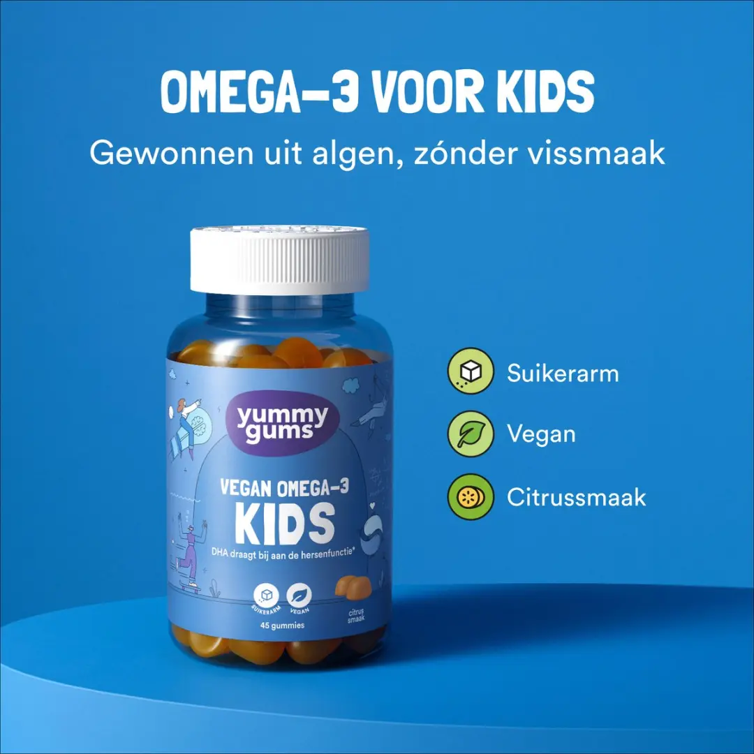 Yummygums Omega 3 Kids Gummies - 45 Stuks