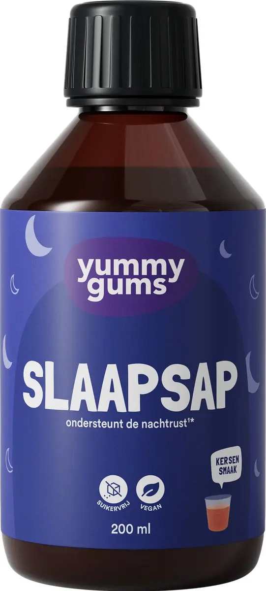 Yummygums Slaapsap Suikervrij Kersensmaak 200ml
