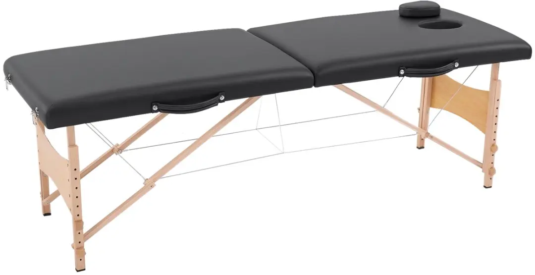 Homcom Massagetafel Populierenhout 186x60cm