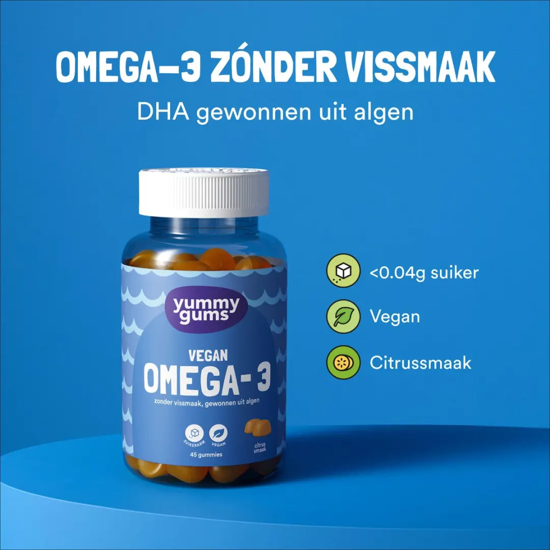 Yummygums Omega 3 Gummies 180g - 45 Stuks