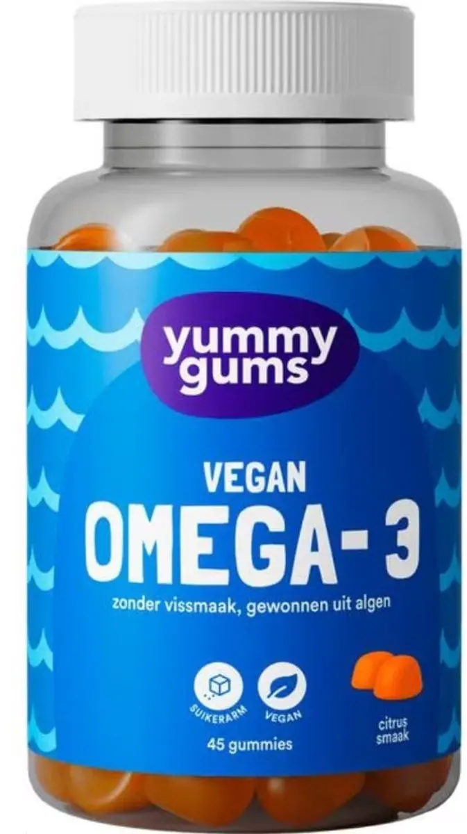 Yummygums Omega 3 Gummies 180g - 45 Stuks - afbeelding 6 van 6