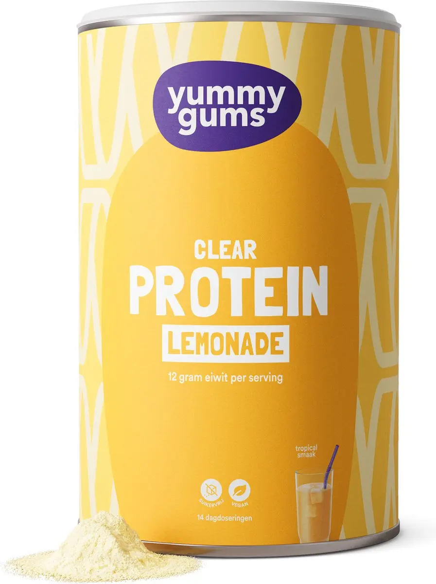 Yummygums Clear Protein Limonade Poeder