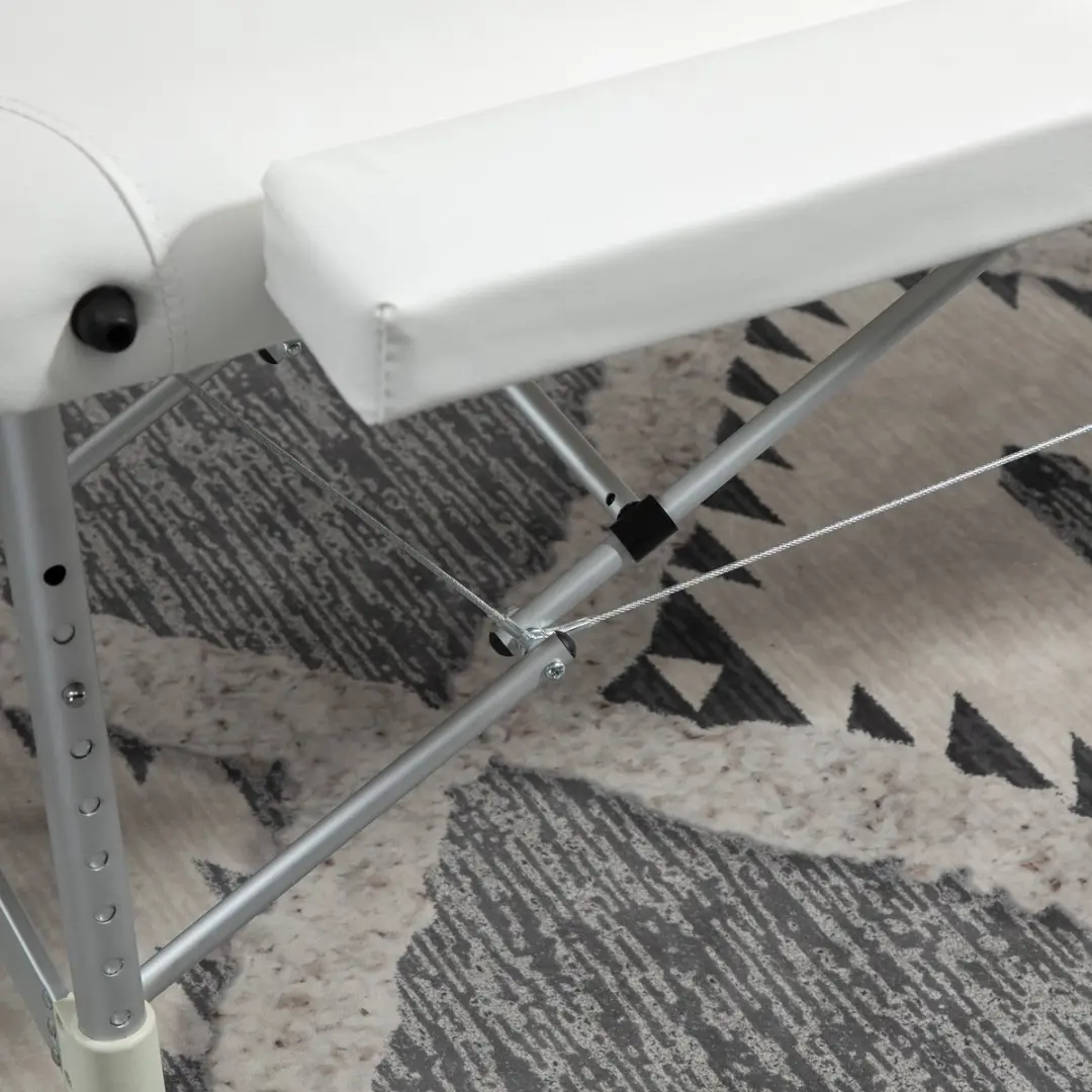 Homcom Massagetafel Aluminium - Wit