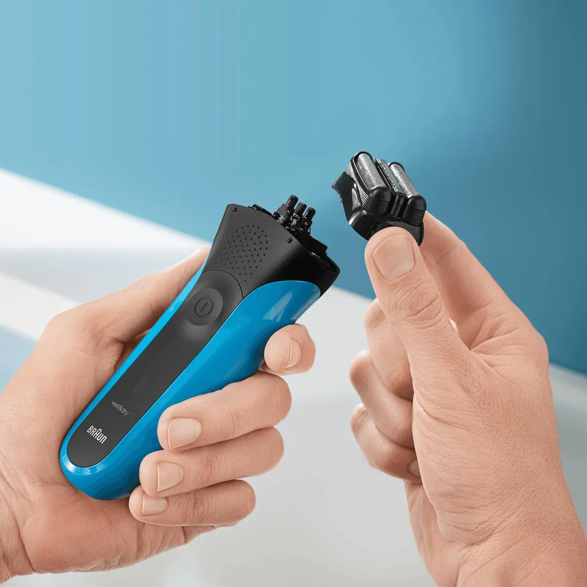Braun Series 3 310s Scheerapparaat Blauw - 3 Mesjes