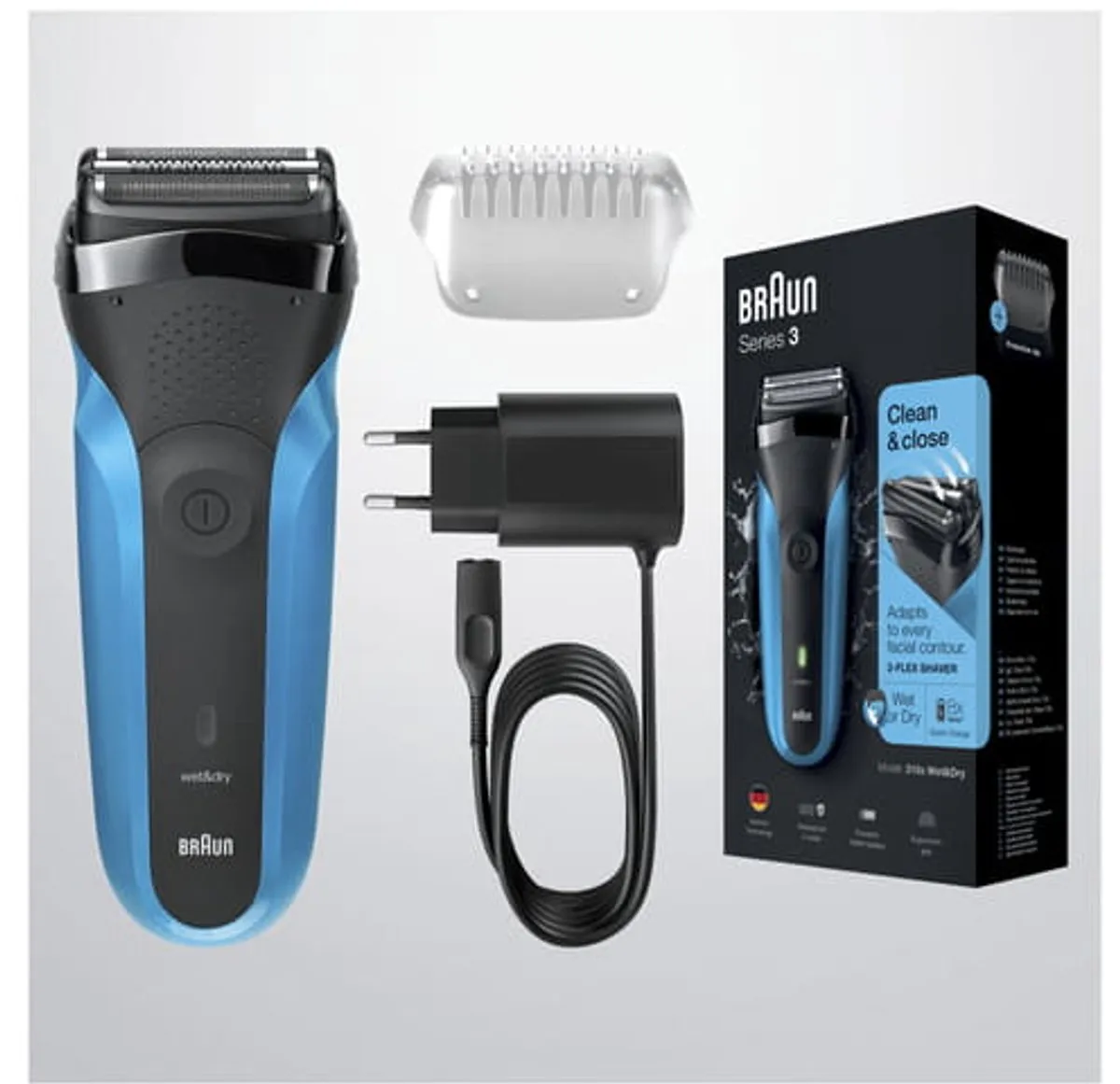 Braun Series 3 310s Scheerapparaat Blauw