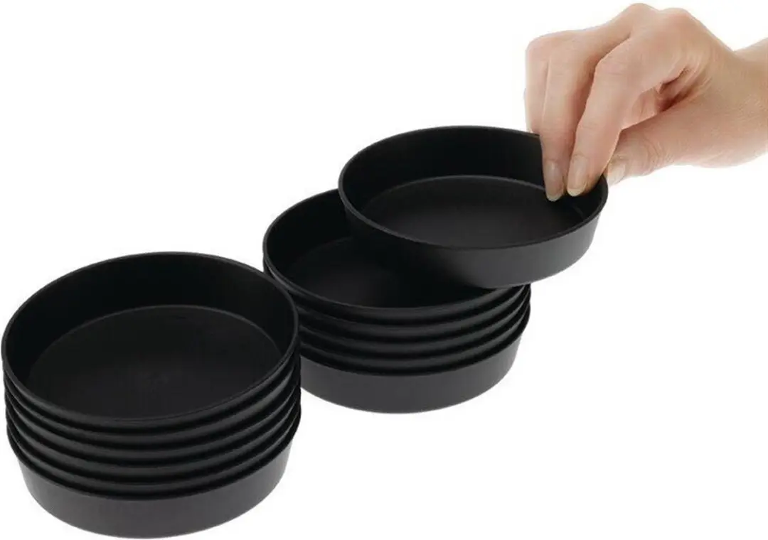 Matfer Bourgeat Exoglass Quichevormen 10cm - 12 Stuks - Zwart - afbeelding 4 van 4