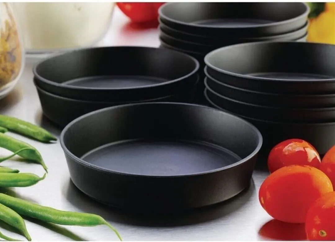 Matfer Bourgeat Exoglass Quichevormen 10cm - 12 Stuks - Zwart - afbeelding 2 van 4
