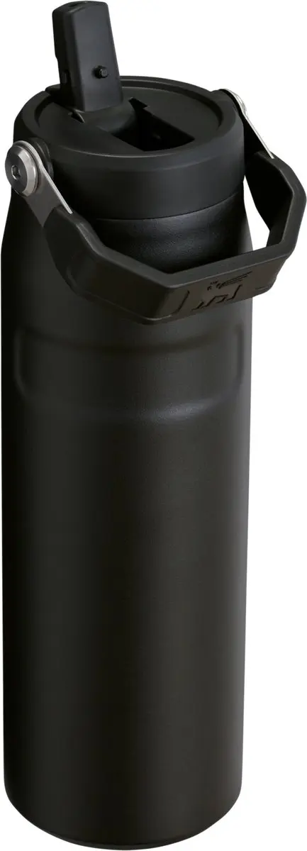 Stanley Flip Straw 2.0 Waterfles 0.47L - Black