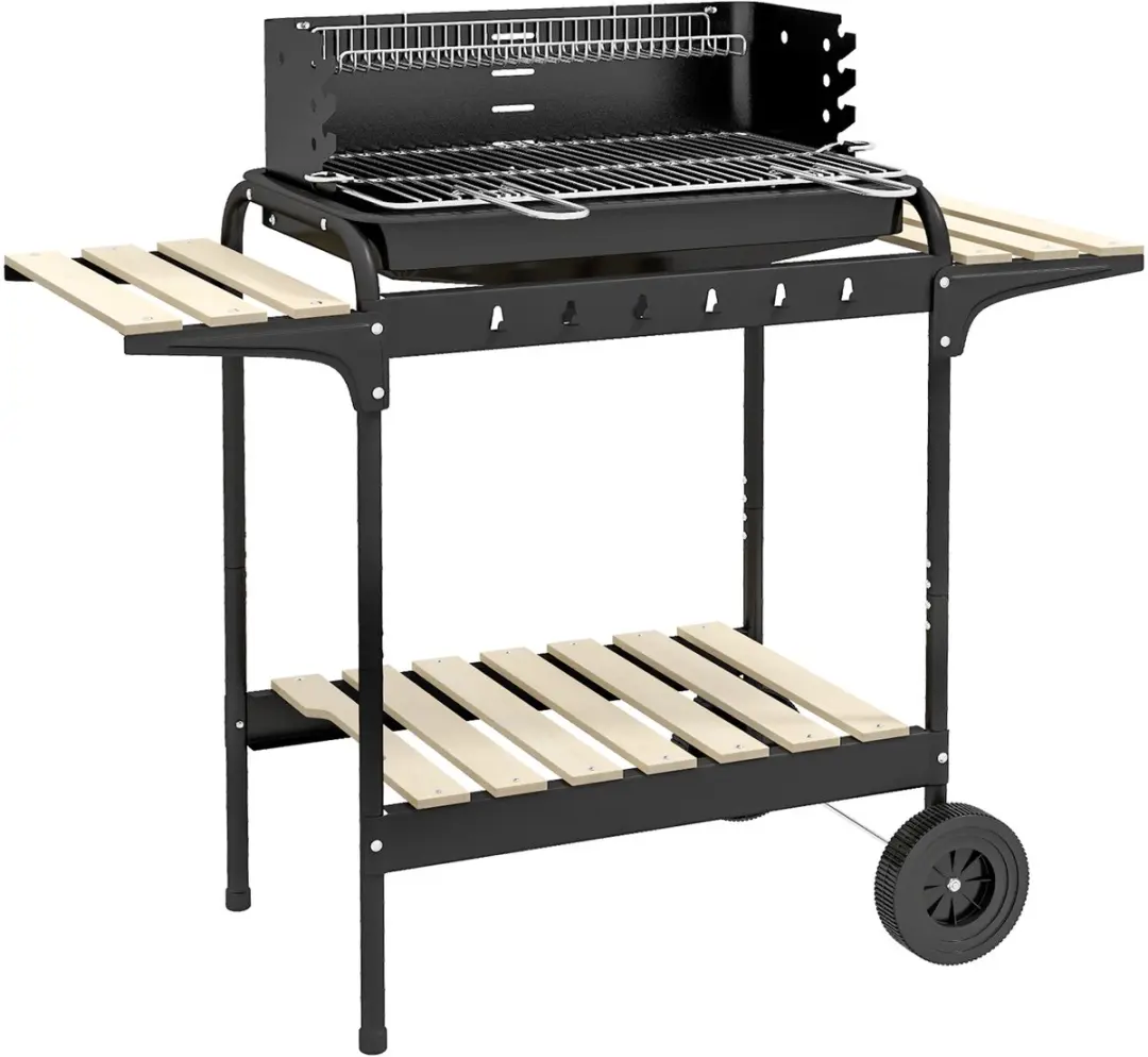 Outsunny Houtskoolbarbecue 103x47x95cm