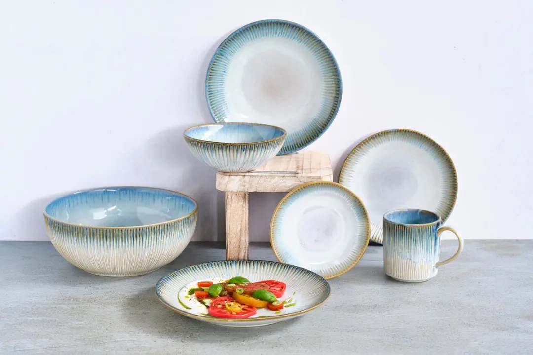 Cosy&Trendy Diep Bord Listra 21cm - Blauw