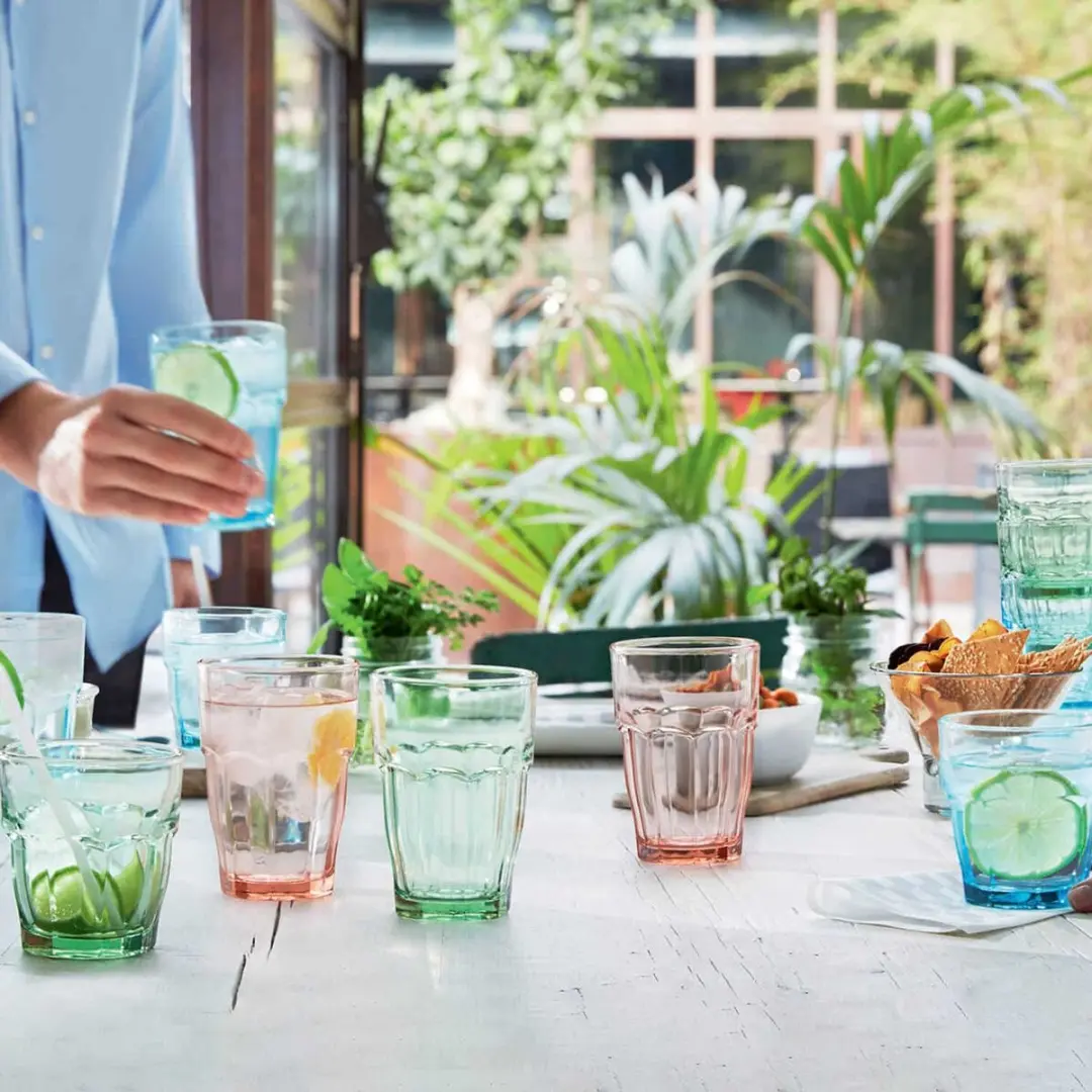 Bormioli Rock Bar Waterglas 27cl - Groen - Set van 6