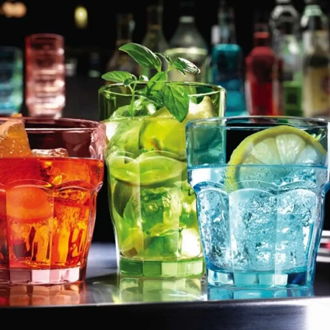 Bormioli Rock Bar Waterglas 27cl - Groen - Set van 6