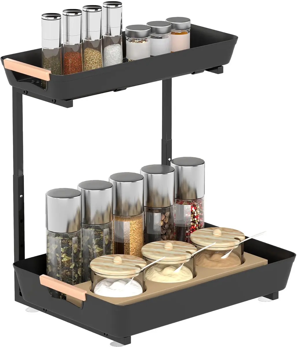 Homcom Keukenopbergrek Metaal 40x30x42cm