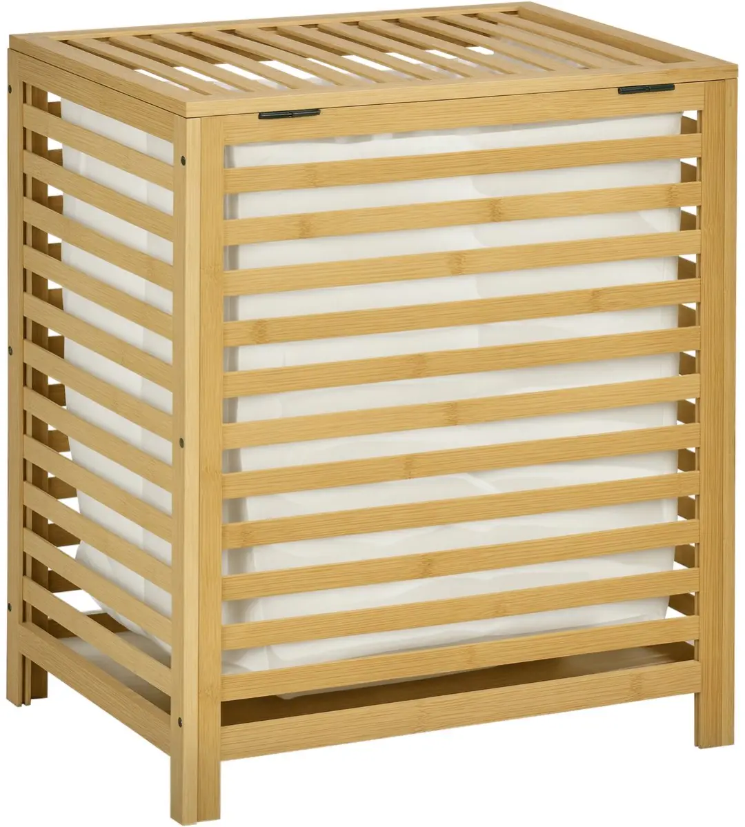 Homcom Wäschekorb Bamboe 50L