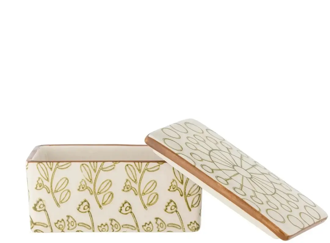 Bloomingville Botervloot Maple Aardewerk - Groen