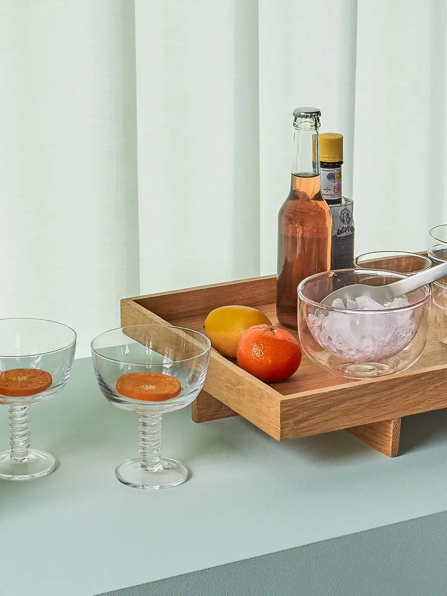 Hübsch Champagneglas Clink Clear - afbeelding 6 van 6