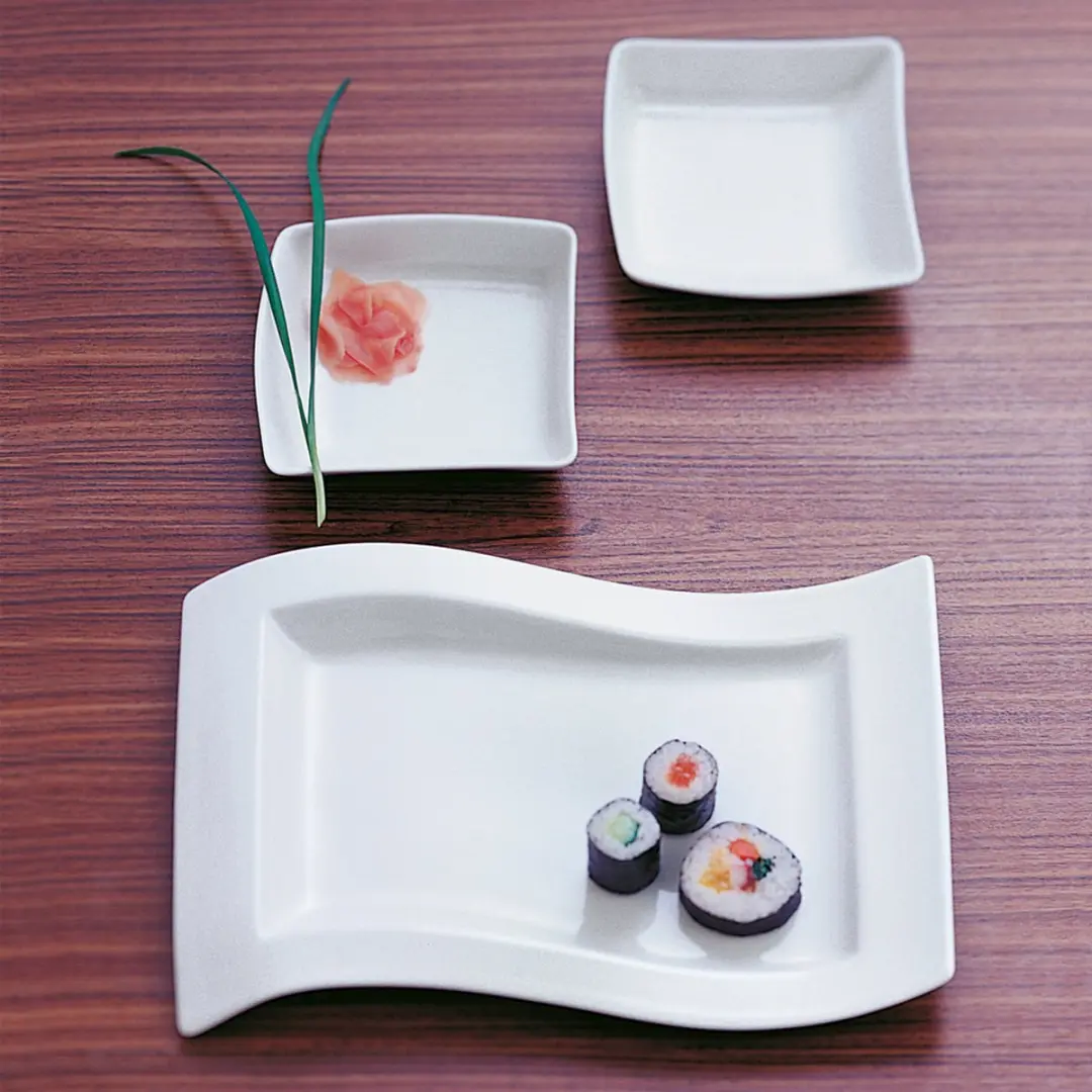 Villeroy & Boch NewWave Schälchen Set - 4 Stuks - 12x12cm - Wit/Gekleurd