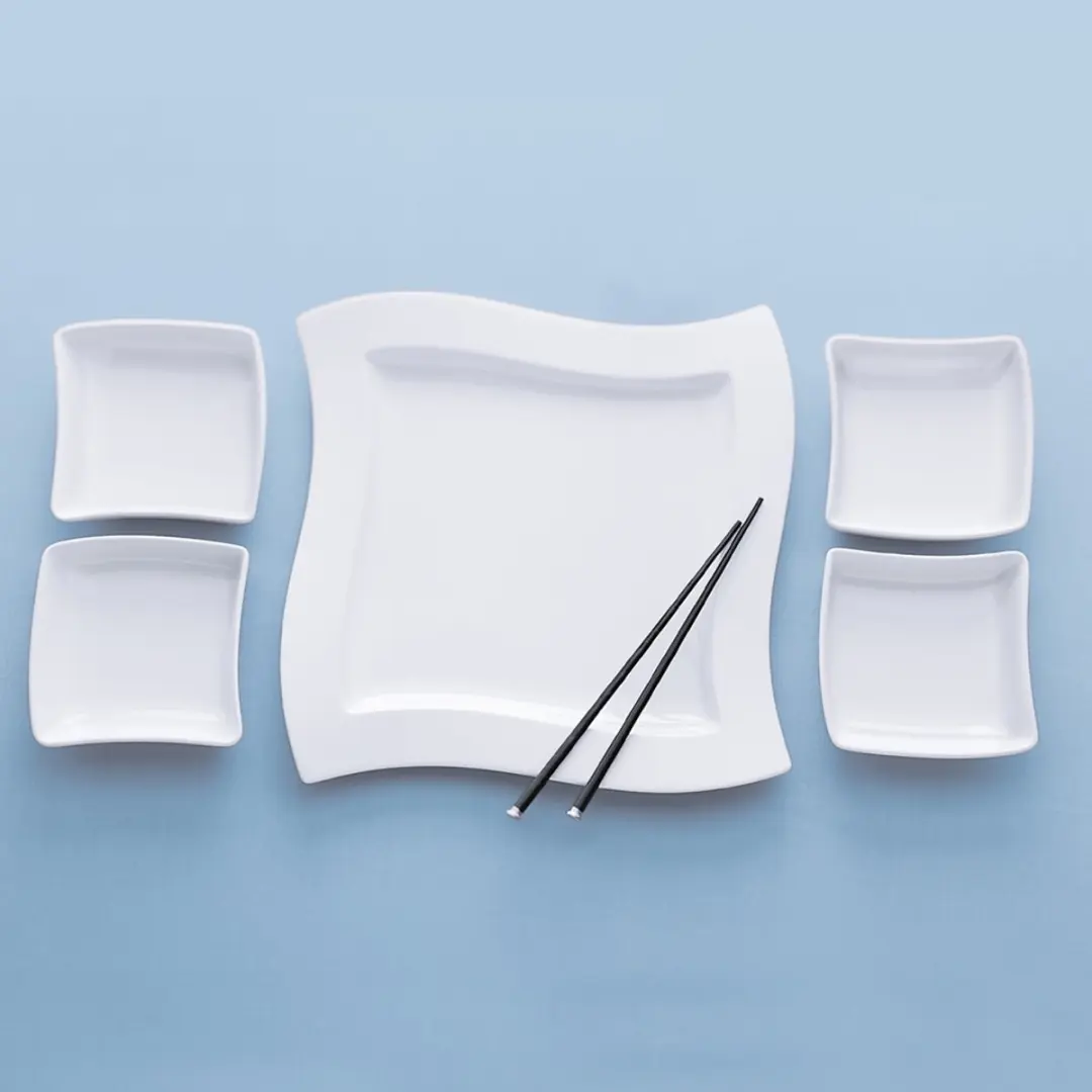 Villeroy & Boch NewWave Schälchen Set - 4 Stuks - 12x12cm - Wit/Gekleurd