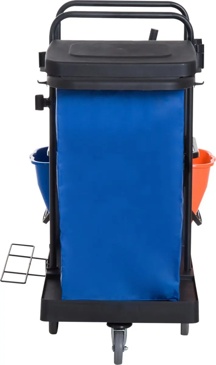 Homcom Schoonmaakwagen 720-008 - 2 Emmers - 4 Wielen