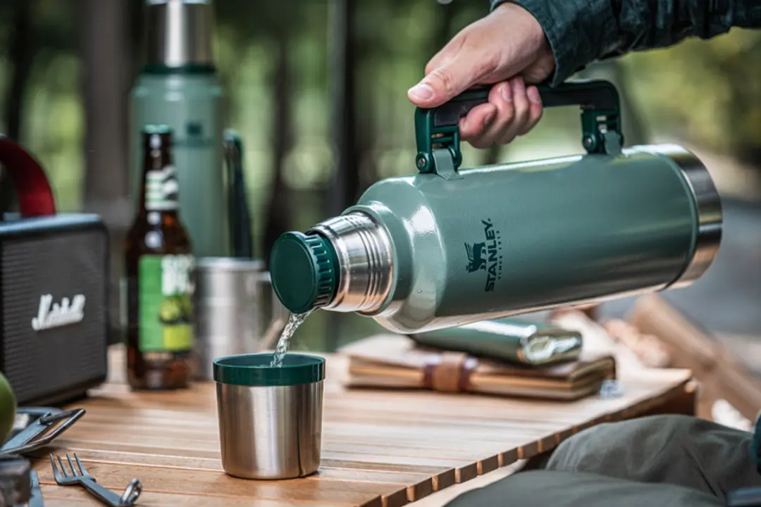 Stanley Classic Legendary Thermosfles 1.4L - Hammertone Green