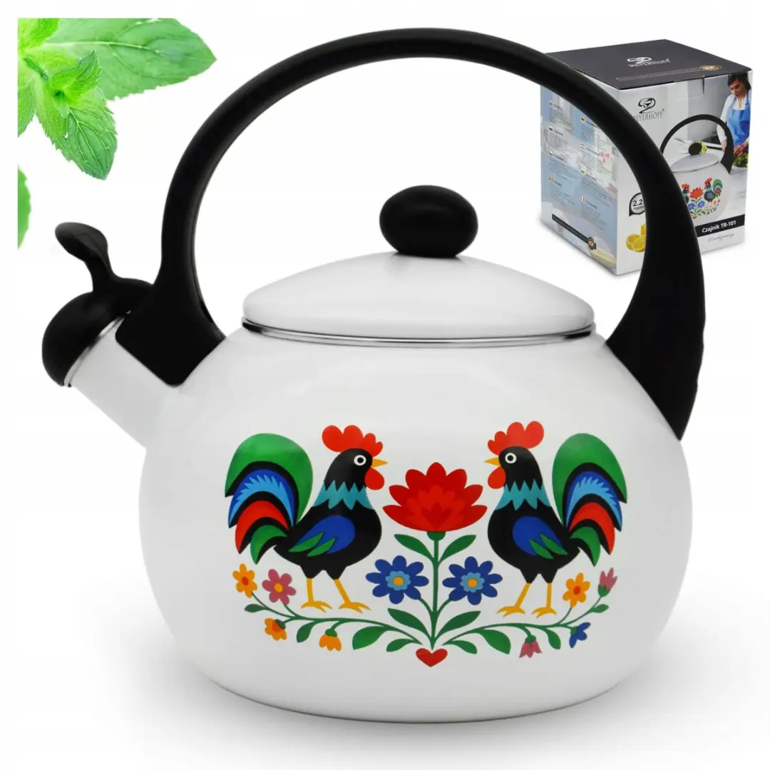 Meyerhoff White Folk Fluitketel 2,2L - Wit