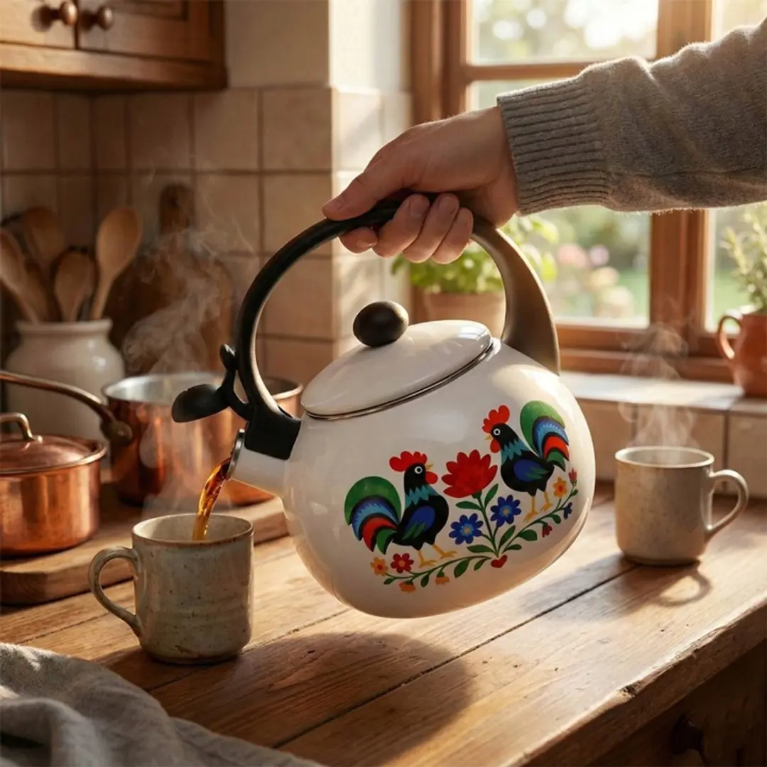Meyerhoff White Folk Fluitketel 2,2L - Wit