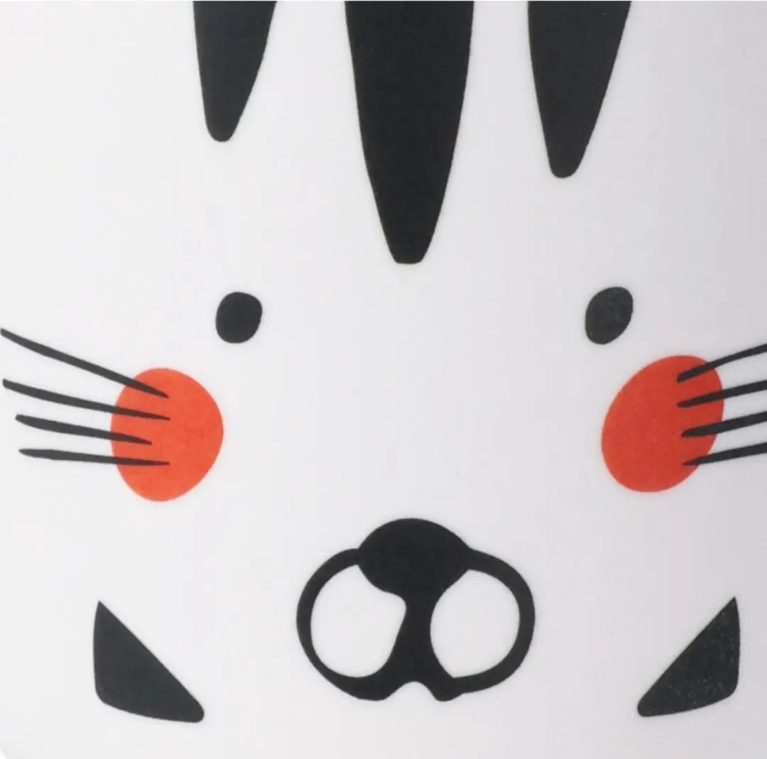 Excellent Houseware Kinder Drinkbekers Katten Thema - 4 Stuks - Melamine