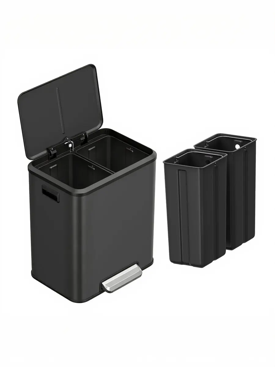 Songmics Pedaalprullenbak 15L