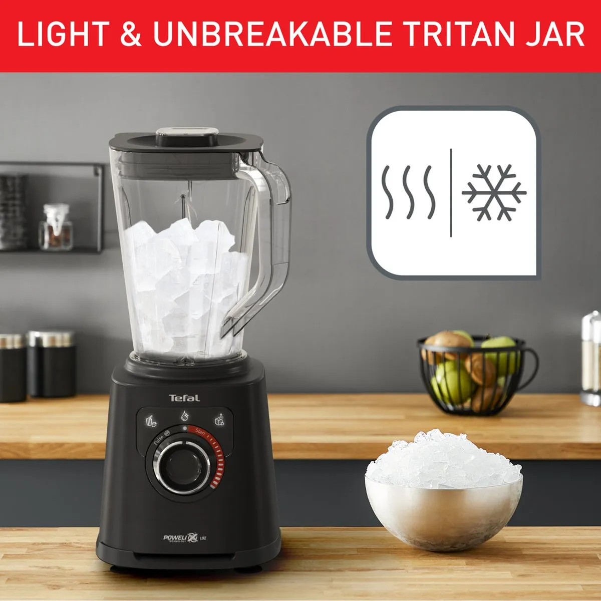 Tefal PerfectMix+ BL88A8 Blender - 1200W - 1,5L - Zwart - afbeelding 6 van 6