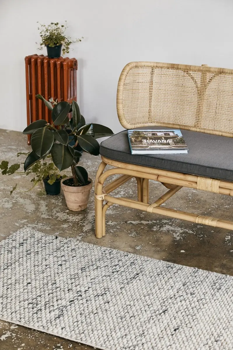 Nordal Lara Vloerkleed 75x200cm - Ivoor/Grijs