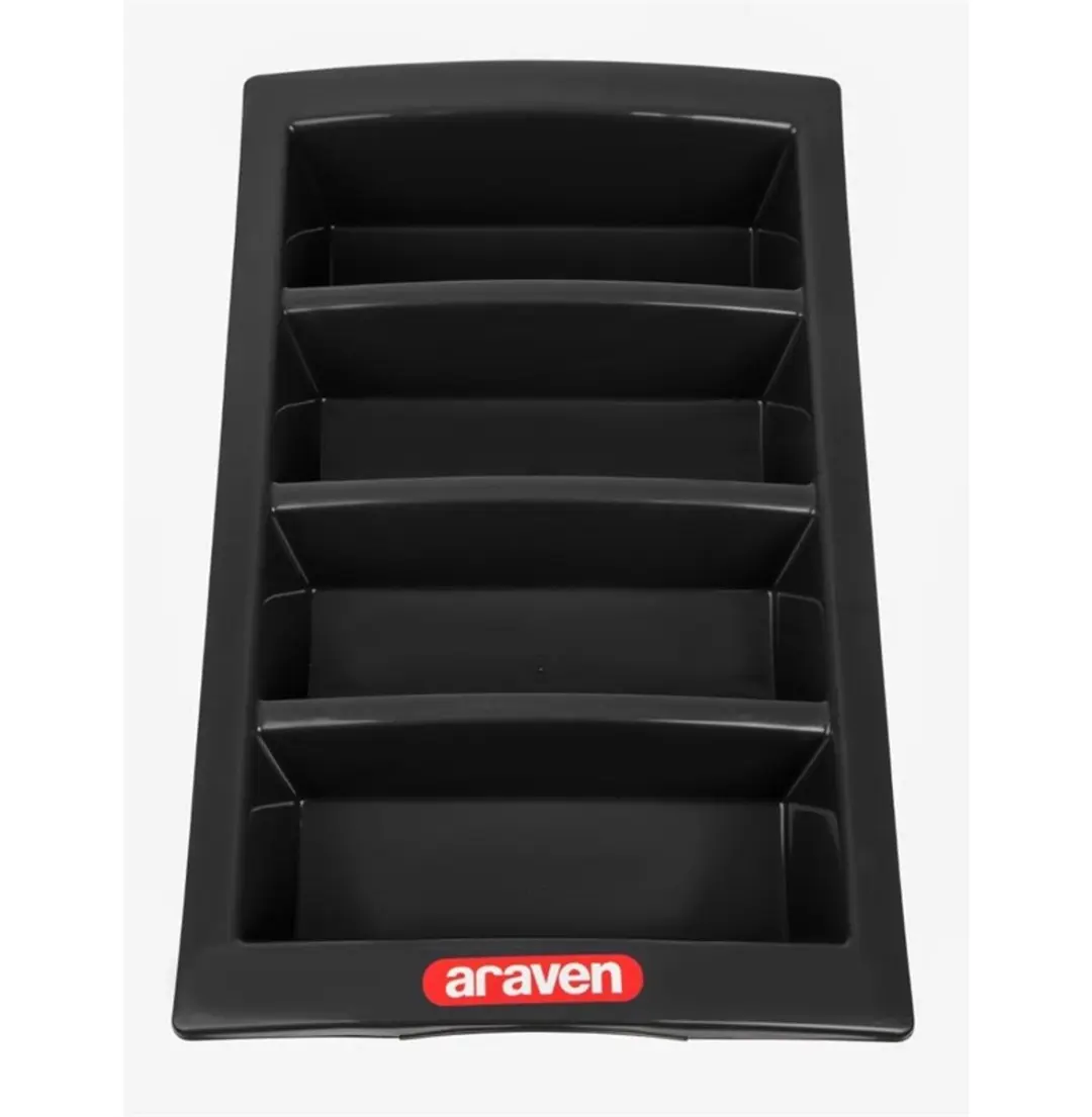 Araven Bestekbak GN 1/1 J284 Granietgrijs - 4 Vakken