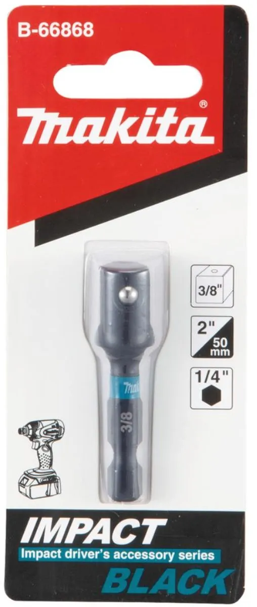 Makita B-66868 Dopadapter 1/4" naar 3/8"
