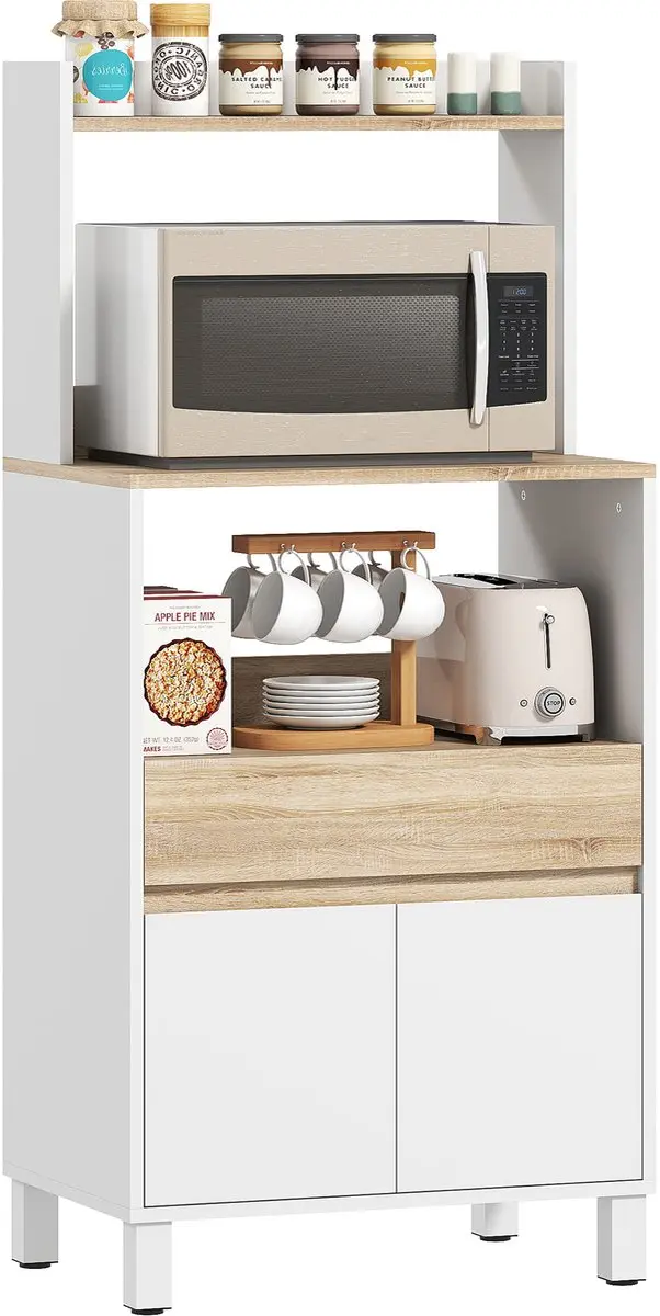 Homcom Magnetronkast 60x40x131cm