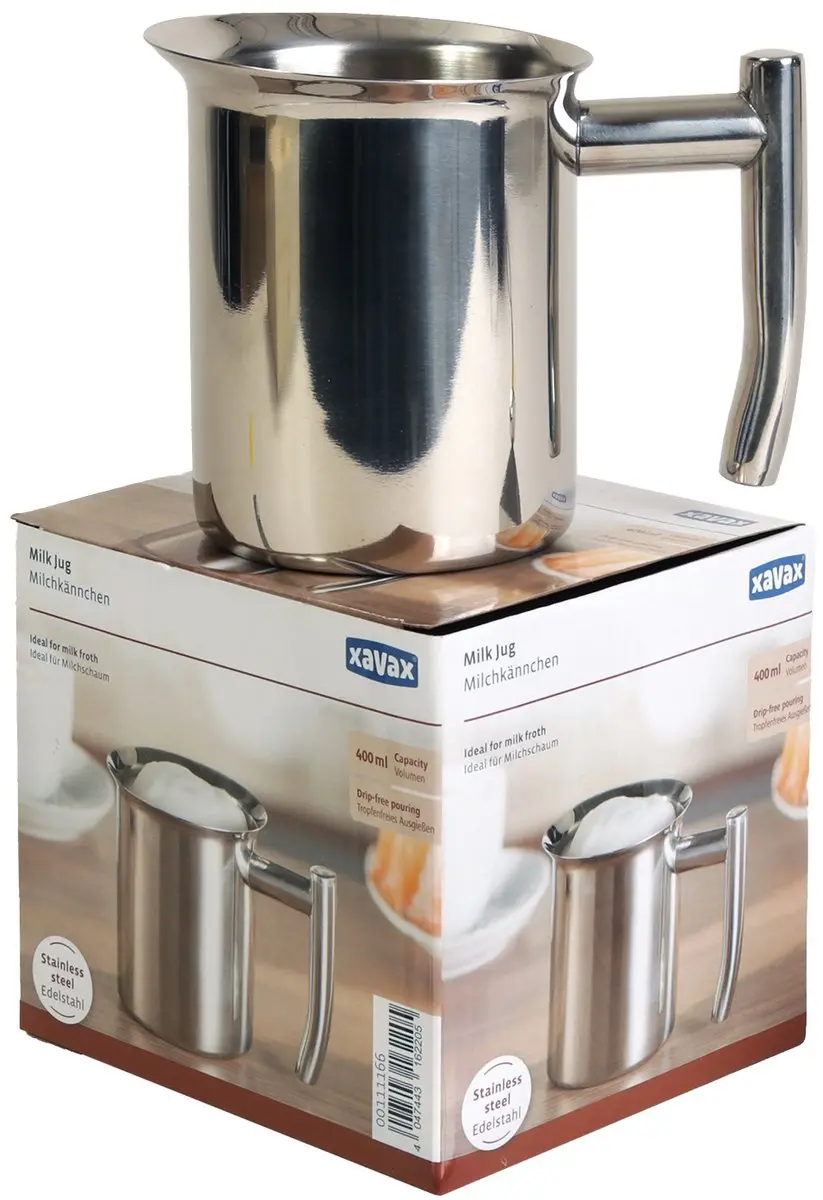 Xavax Melkkannetje Inox 20cl - Kleurenmix