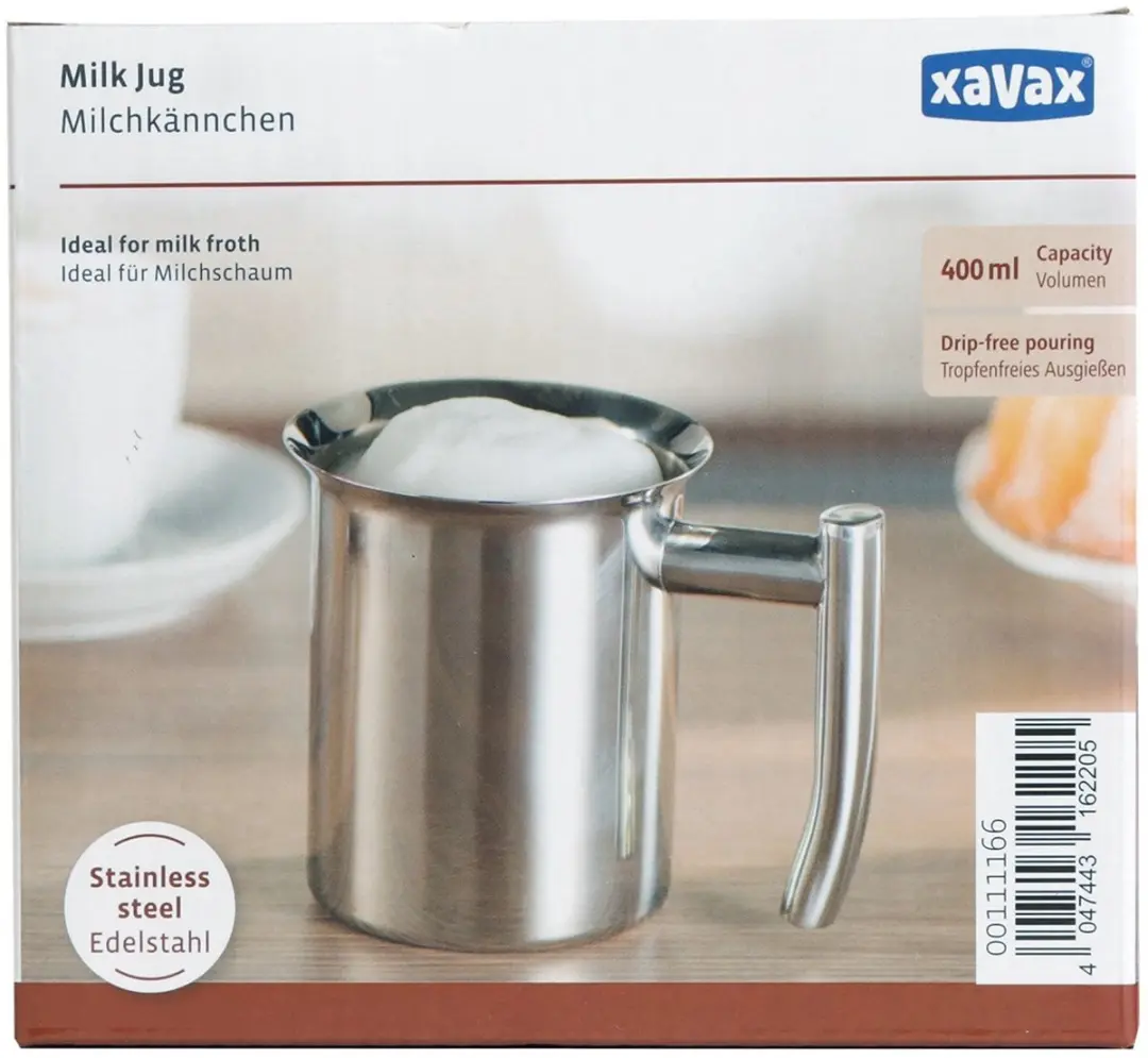 Xavax Melkkannetje Inox 20cl - Kleurenmix