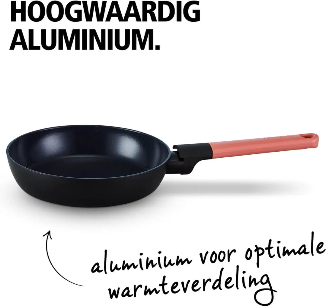 Brabantia Tasty+ Koekenpan 20cm - Inductie - Zwart