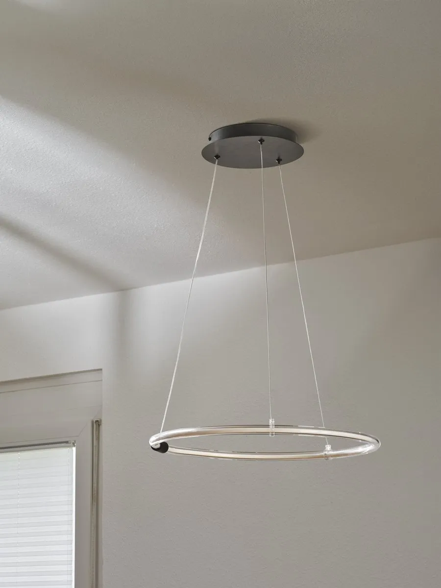 LEDVANCE Decor Aura Hanglamp 18W 2000lm - Donkergrijs