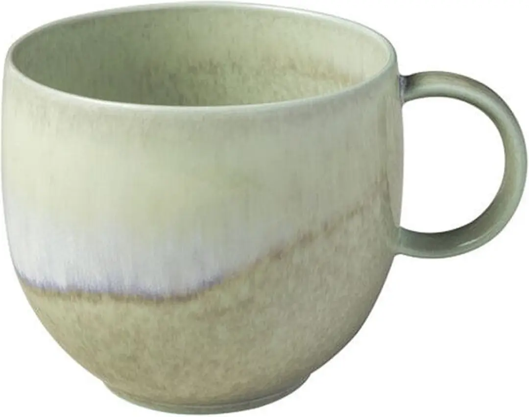 Villeroy & Boch Perlemor Alga Koffiekoppen 6x - 0,27L - Groen - afbeelding 4 van 6