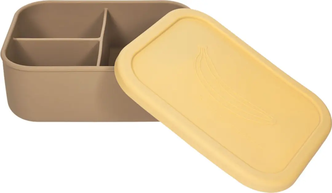 OYOY Yummy Lunchbox L - 3 Vakken - Camel/Geel